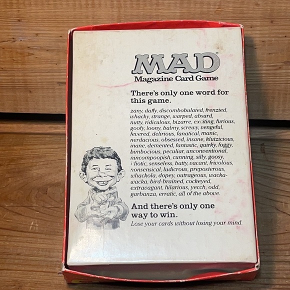 1979 Instructions to a 1980 "MAD" card game! All pieces and Madness Included! - Picture 6 of 16